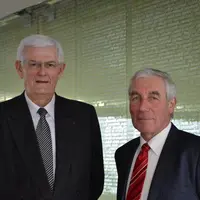Marc Deschamps, directeur général du Crédit Agricole Centre-France et André Janot, président.