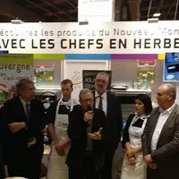 Inauguration des stands Auvergne et Rhône-Alpes, lundi dernier au SIA.