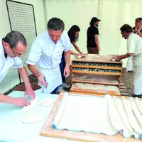 Du stand «atelier carbone» à celui de la fabrication du pain, il n’y a qu’un pas pour découvrir la filière «De la Graine au Pain».