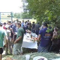 Des échanges conviviaux se sont tenus pendant le déjeuner.