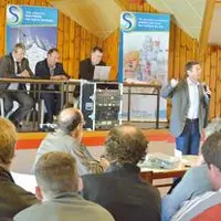 François Iches, président du Conseil d’administration de Sodiaal Union, Laurent Duplomb, président de la section Auvergne -Limousin, Damien Lacombe, p