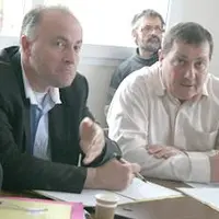 Jacques Chazalet, président de la FRSEA Massif central, aux côtés de Patrick Escure, président de la FRSEA Auvergne.