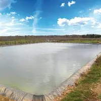La future réserve d’eau d’Adrien sera d’une capacité de 10 000 m³ et s’apparentera à celle sur cette photo.