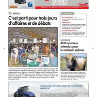 Le Quotidien du Sommet édition du mercredi 1er octobre