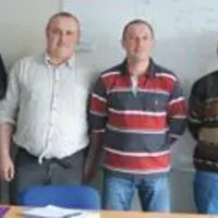 De gauche à droite : Richard Randanne, David Chauve, Philippe Roy, Christian Peyronny, Paul Bony, et Damien Valleix. Manque sur la photo : Patrick Lev