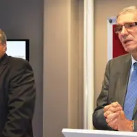 Jean-Yves Foucault et Daniel Chéron, respectivement président et directeur général de Limagrain.