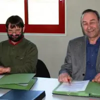 Paul Bony, président de Copagno (à gauche) et Jean-Michel Vernaudon, président de Socaviac ont signé une convention.