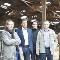 Les responsables professionnels sont mobilisés en particulier sur la FCO. De gauche à droite : François Dechelette, éleveur à Celles-sur-Durolle, Sabi