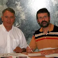 Jean-Pierre Vigier et Michel Leblay ont signé une convention.