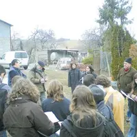 Patrice Merle et Alexandre Roux ont ouvert les portes de leur exploitation aux élèves et aux enseignants du Lycée Agro-environnemental St Joseph