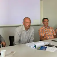 De gauche à droite : Bruno Dufayet, Christian Bajard, Emmanuel Bernard et Patrick Bénézit.