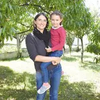 Agathe aussi profite du congé maternité de sa maman, Amandine de Aguirrebeitia.