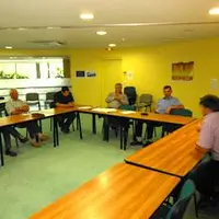 Délégués cantonaux et responsables de la section bovine autour de Jean-Paul Thénot.