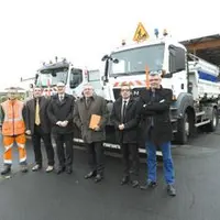 Lancement du dispositif de viabilité hivernale avec les élus et techniciens du Département. L’hiver peut arriver, ils sont prêts !