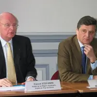 Patrick Stéfanini, préfet de la région Auvergne a accueilli Nicolas Forissier, le médiateur national des agriculteurs
