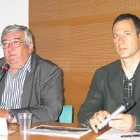 Roger Serre, président du GDS du Puy-de-Dôme  et Christophe Ayral, directeur vétérinaire