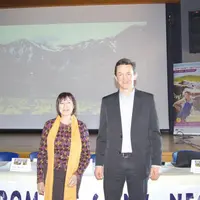 Danielle Auroi, députée et Patrice Chassard, président de l’ISN.