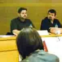 Damien Valleix, Damien Richard, Emilien Piroux, administrateur national et Jérémy Leroy, président JA Auvergne.