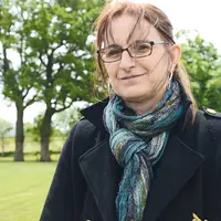 Portrait de Michèle Boudoin.