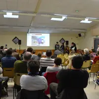 Les différents groupes d’étudiants ont détaillé leurs projets devant les agriculteurs du secteur.