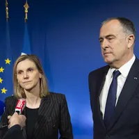 Agnès Pannier-Runacher, secrétaire d’État auprès du ministre de l’Économie et des Finances, et Didier Guillaume, ministre de l’Agriculture.