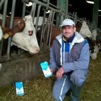 Éric Germain, producteur de lait dans le Puy-de-Dôme est trésorier de l’association des producteurs de lait de montagne.