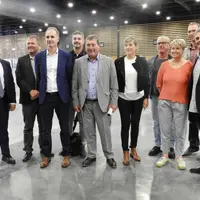 Jacques Chazalet aux côtés de l’équipe organisatrice du Sommet de l’élevage, au cours duquel, le 6 octobre à 18 h, seront remis les prix des 8 lauréat