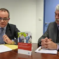 Eric Dalle, directeur de la MSA Limousin et Daniel Gaillat, président.