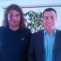 À gauche, Guillaume Mandin, secrétaire général, et à droite Jonathan Lalondrelle, président.