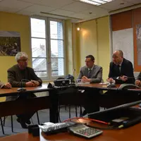 À peine élu, Thierry Jamot s’est rendu à la préfecture pour avoir des explications sur le dossier sécheresse.