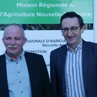 Dominique Graciet et Olivier Degos, président et directeur de la CRANA.