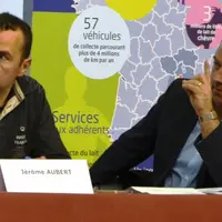 Jérôme Aubert, président de la section Nord-Massif central et Laurent Duplomb, président de la région Massif central.