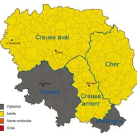 3 bassins versants sur 5 sont passés en alerte le 13 juin.