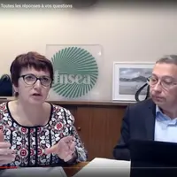 Christiane Lambert et Eric Thirouin se sont exprimés dans une vidéo en direct.