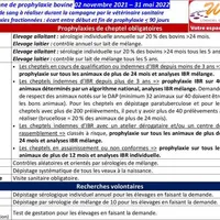 Cette campagne a permis la surveillance de 4 maladies : brucellose, leucose, IBR et varron. D’autres recherches volontaires (paratuberculose, grande d
