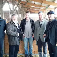 De gauche à droite : Jérôme Gueux, directeur de Fedatest et Rom Sélection, Jean-Luc Chauvel, président, Olivier Bernard, président de la section noire