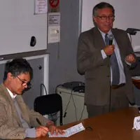 Guillaume Benoît aux cotés d’Hugues de Framond, chargé de mission développement durable à la DRAAF Auvergne.