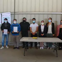 La présentation a été l’occasion de plusieurs signatures de contrats d’apprentissage.