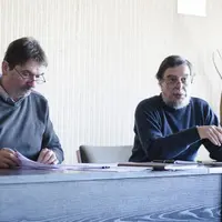 Claude Souchaud (à gauche) a été réélu à la tête de l’Arol. Le directeur de l’association, Jean-Luc Przewozny, a présenté le rapport d’activité et les