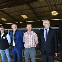 Jean-Christophe Dufour, président de la Celmar, Jean-Marie Malbranke, directeur général adjoint d’Aldi France, Bernard Léguille, PDG de Beauvallet, Be