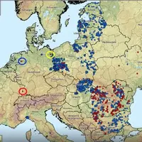 La diffusion de la maladie se fait suivant deux modalités bien distinctes :
- Progression liée aux déplacements de sangliers infectés dans les zones