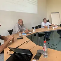 De gauche à droite : Michel Joly, Christian Bajard, Patrick Bénézit et Bruno Dufayet.