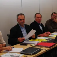 Didier Bayer, président de l’ALL a fait le point sur les perspectives pour 2013 (au centre).