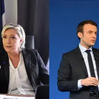 Marine Le Pen et Emmanuel Macron