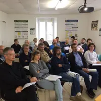 Éleveurs et prescripteurs présents à l’AG de ROM Sélection.