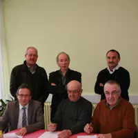 Assis : Eric Cazassus, Alain Parrain, Alain Gravillon,
Debouts : Claude Aulong, Dominique Marcicaud, Didier Bignet