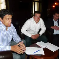 De gauche à droite : Xavier Beulin, François Thabuis et Jacques Chazalet.