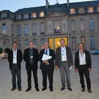 La délégation creusoise était composée de Rémy Benoiton et Jean-Marie Colon pour JA 23, de Michel Vergnier, député, et de Christian Arvis et Pascal Jo