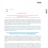Courrier du tribunal de commerce.