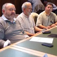 Bruno Gausson, président de la FRSEA du Limousin, Joseph Mousset, président de la FDSEA de la Haute-Vienne, et Pascal Lerousseau, président de la FDSE